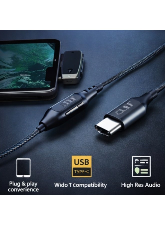 CLEF CL-36 USB Type-C Wired Earphones, Hi-Res Audio, Built-in Mic & Volume Control, In-Ear Stereo Headphones for Android - Image 5